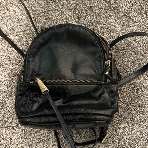 Hobo Revel Black Leather Backpack
